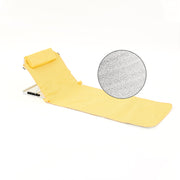Portable Folding Camp Chair -Yellow (Oxford cloth + aluminum foil EPE)