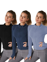 Outdoor Sun Protection Yoga Clothing 3 Piece Set