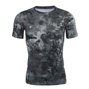 Quick Dry T-Shirt-Black Python