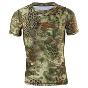 Quick Dry T-Shirt-Green Python