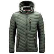 Down/Cotton Jacket-Army Green