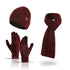 Conjunto de luvas e cachecol boogear chapéu