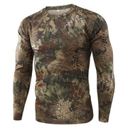 Quick Dry T-Shirt-Mud Python Pattern