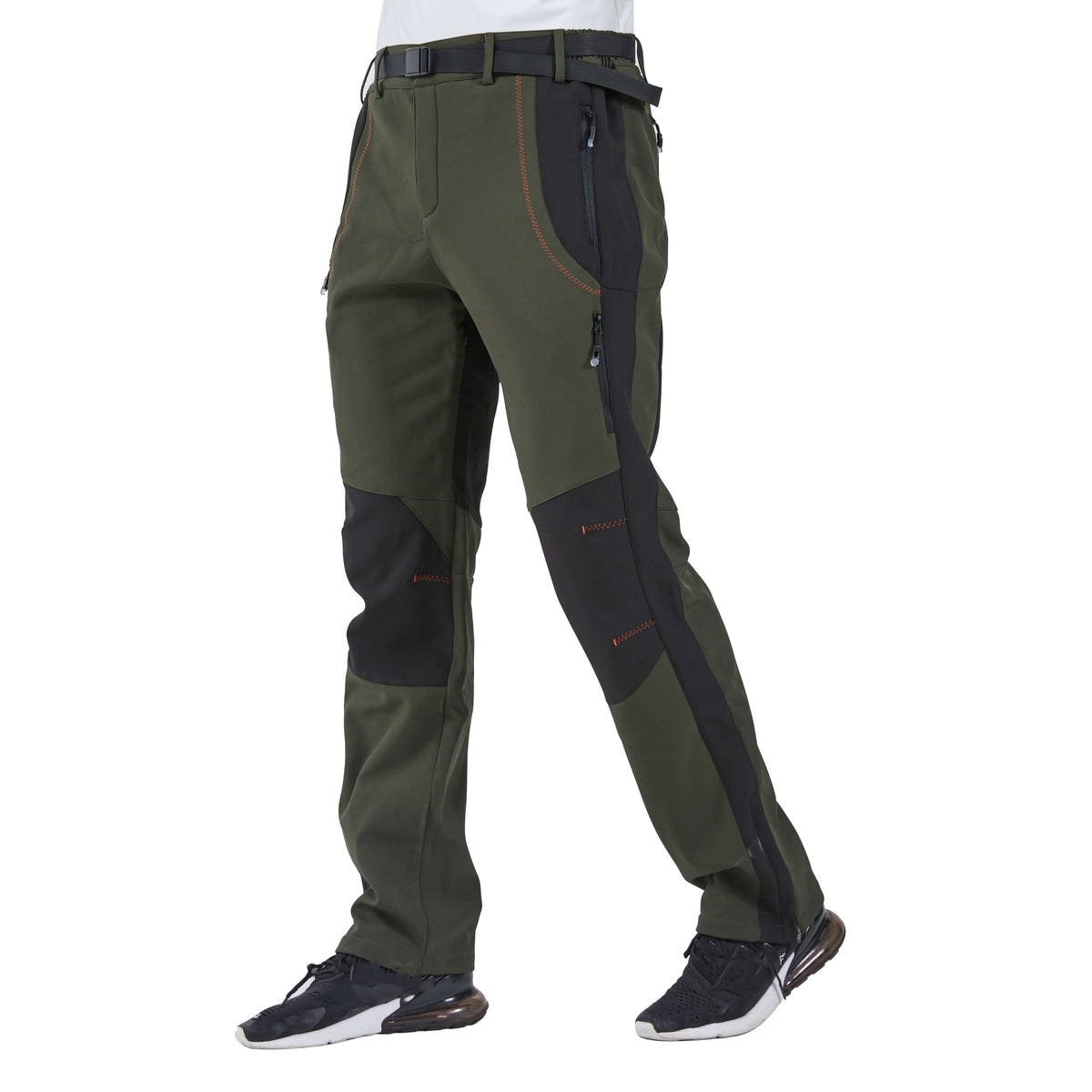 Waterproof snow pants Men’s snow ski fleece hiking pants windproof