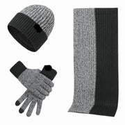 Conjunto de luvas e cachecol boogear chapéu