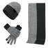Conjunto de luvas e cachecol boogear chapéu