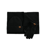 Conjunto de luvas e cachecol boogear chapéu