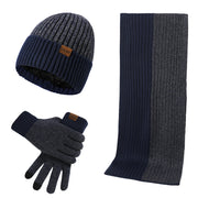 Conjunto de luvas e cachecol boogear chapéu