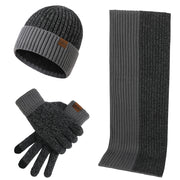 Conjunto de luvas e cachecol boogear chapéu