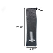 Outdoor Product-Gray floor nail storage bag-L