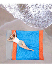 Waterproof Sleeping Bags-Blue Gray Three Persons