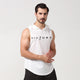 Men's Faith Print Hooded Sleeveless Active High Stretch Breathable Tank Top