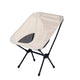Portable Folding Stool Chair-Beige（22.4*22.44*24.8''）