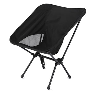 Portable Folding Stool Chair-Black（22.4*22.44*24.8''）