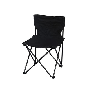 Portable Folding Stool Chair-Black L