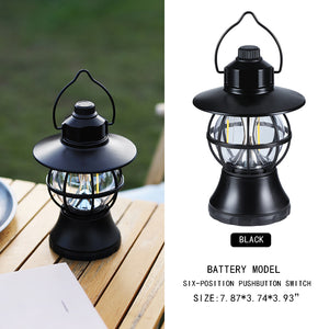 Rechargeable Camping Lamp- [Battery Model Yaoyehei] About 4-8h