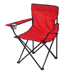 Portable Folding Stool Chair-Red