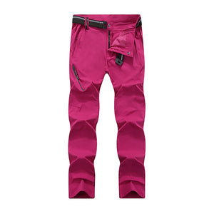 Quick Dry Tactical Pants-Rose red