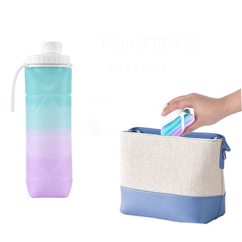 Water Cup-Blue Purple Stitching