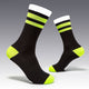 Socks-Black/Fluorescent Green