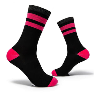 Socks-Black/Rose Red