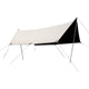 Sun Shade Sail Canopy &Tent-210D/vinyl-ivory-square
