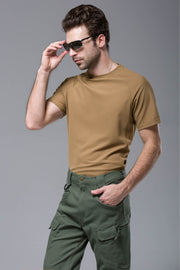Quick Dry T-Shirt-Brown