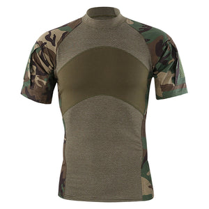 Quick Dry T-Shirt-Jungle Camouflage