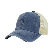 Sun Hats-Denim Blue