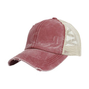Sun Hats-Wine Red