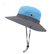 Sun Hats-Blue+Gray