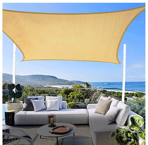 Sun Shade Sail Canopy &Tent- Khaki