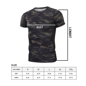 Quick Dry T-Shirt-CP Black