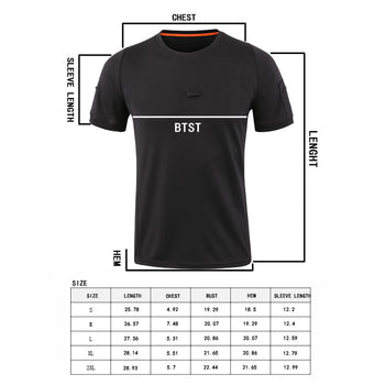 Quick Dry T-Shirt-Black