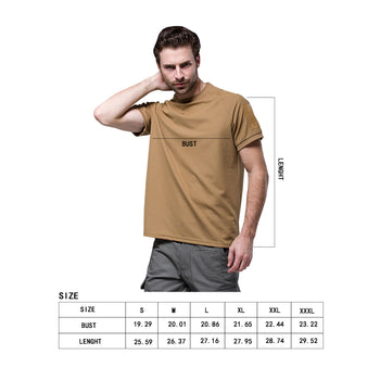 Quick Dry T-Shirt-Brown