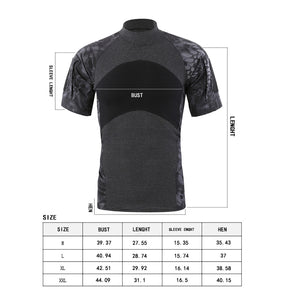 Quick Dry T-Shirt-Black Python