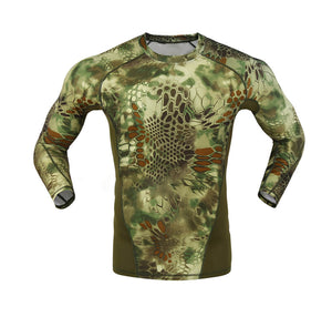 Quick Dry T-Shirt-Green Python