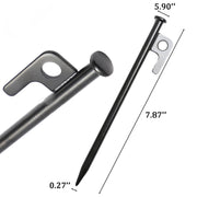 Outdoor Product-KM floor nail - black - 7.87''