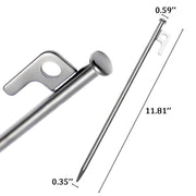 Outdoor Product-KM Nails - Silver - 11.81''