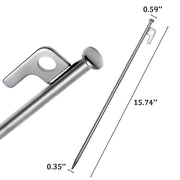 Outdoor Product-KM Nails - Silver - 15.75''