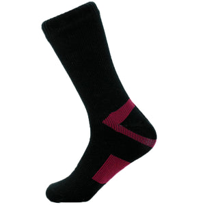 Waterproof Socks-Black Red