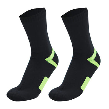 Waterproof Socks-Black Green