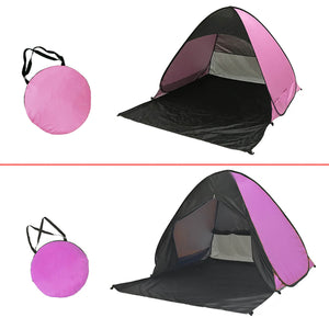 Sun Shade Sail Canopy &Tent-Pink with Black