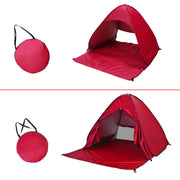 Sun Shade Sail Canopy &Tent-Red