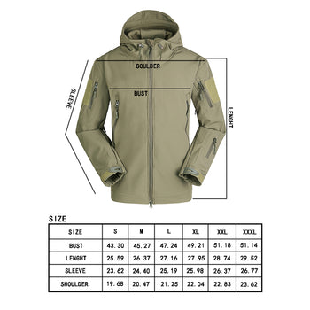 Boogear Tactical waterproof jacket-1